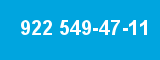 922 549-47-11